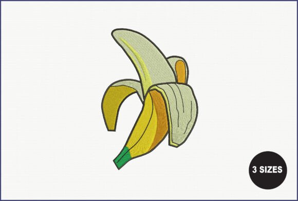 Banana Embroidery: A Playful Seasonal Staple