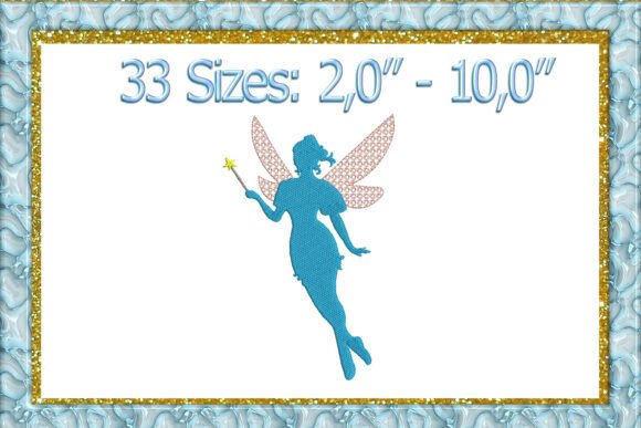 Fairy Machine Embroidery Design